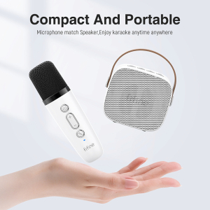 Купить  колонка с микрофоном Fifine Mini Speaker and Mic set E1, white-3.jpg